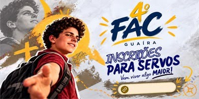 Inscrição Para Servos do 4º Acampamento Fac de Guaíra E Comunidades Amigas