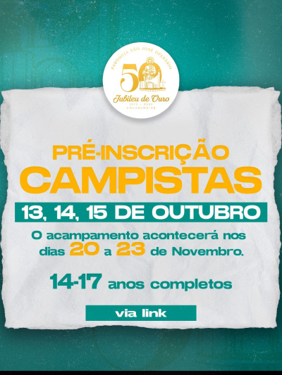 Acampamento Fac - Paróquia São José Operário (Umuarama)