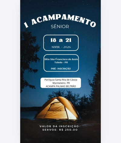 1º Acampamento Sênior